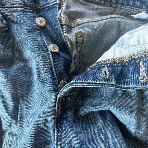 Old Navy extra high rise sky-hi straight sz 4 tall - Picture 2 of 6